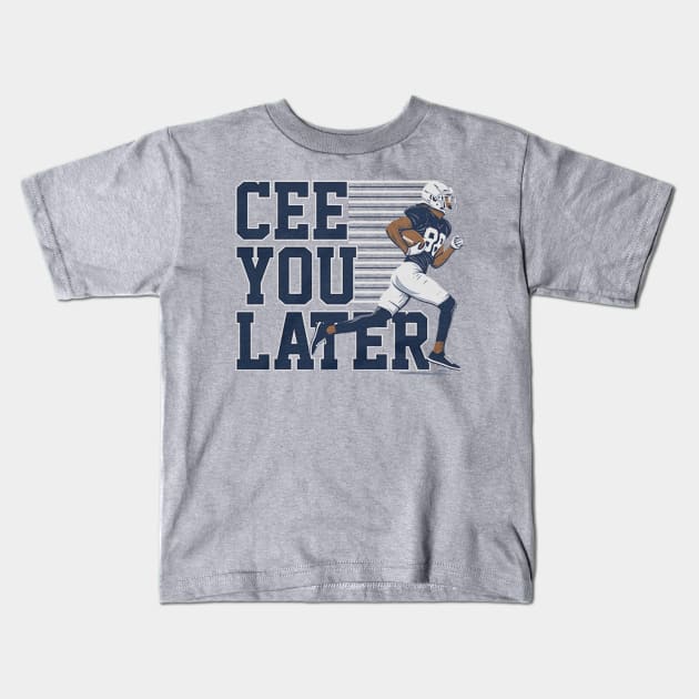 Ceedee Lamb Cee You Later Kids T-Shirt by Chunta_Design